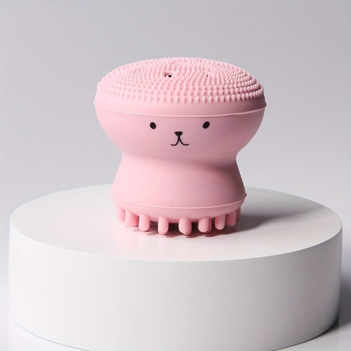 1pc Octopus-Shaped Bubble Maker, Silicone Facial Cleansing Brush, Deep Cleanse Face, Makeup Removal Tool, Portable Multi-functional Beauty Gadget For Gentle Deep Cleansing Massage - Image 15