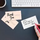 50-Pack Thank You for Supporting My Small Business Cards, 8.89x5.08 cm, Golden Foil Accents, Business Appreciation Notes for Online Retail, Small Business, Customer Pack Inserts, Office Supplies