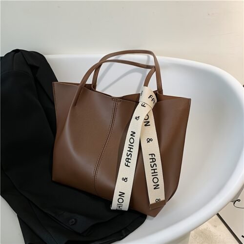 2025 New Large Capacity Women's Bag, Simple and Fashionable, Commuting and Class Shoulder Bag