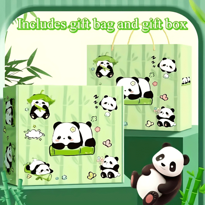 14pcs Panda-Themed Stationery Set - Premium Plastic Office Essentials for Everyday Use & School Rewards - Image 12