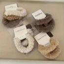 6pcs Plush Hair Tie Set - Soft, Cute & Sweet Autumn/Winter Colors for Women's Ponytails & Buns