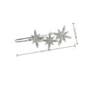 2pcs Sparkling Rhinestone Star Hair Clips for Women - Elegant Alloy Side & Bangs Barrettes, Sweet Style