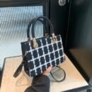 Gentle Light Luxury Small Fragrance Fashion Felt Handbell Bag - Autumn Winter 2024 New Crossbody Shoulder Bag for Female