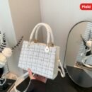 Gentle Light Luxury Small Fragrance Fashion Felt Handbell Bag - Autumn Winter 2024 New Crossbody Shoulder Bag for Female