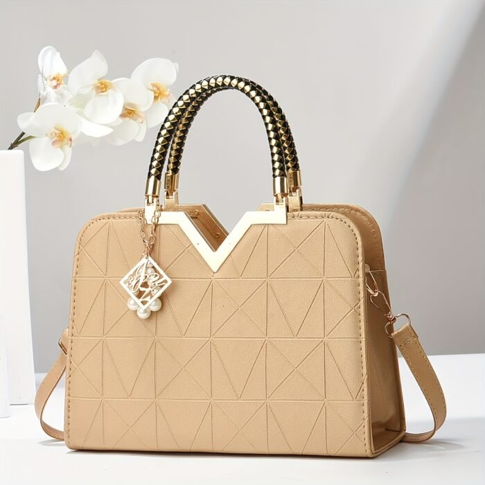Classic Women's Handbag Large Capacity Versatile New Style Shoulder Bag Fashionable Glossy Single Shoulder Bag Daily Commuting All-match Bag - Image 20