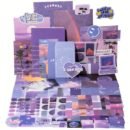 Journal Scrapbooking Supplies Kit - Aesthetic Journaling Set Bullet Journals Material, Large Collection for Girls Women Adults Beginners, Arts Craft Ephemera