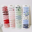Set of 10 Adorable Water Drop-Shaped Hair Clips, Perfect for Parties And Everyday Use - a Great Birthday Gift Option.