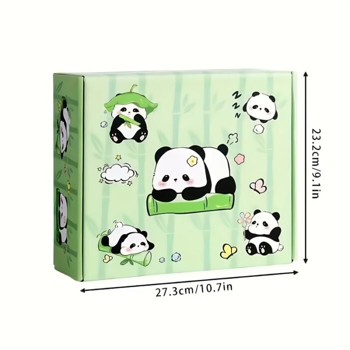 14pcs Panda-Themed Stationery Set - Premium Plastic Office Essentials for Everyday Use & School Rewards - Image 2