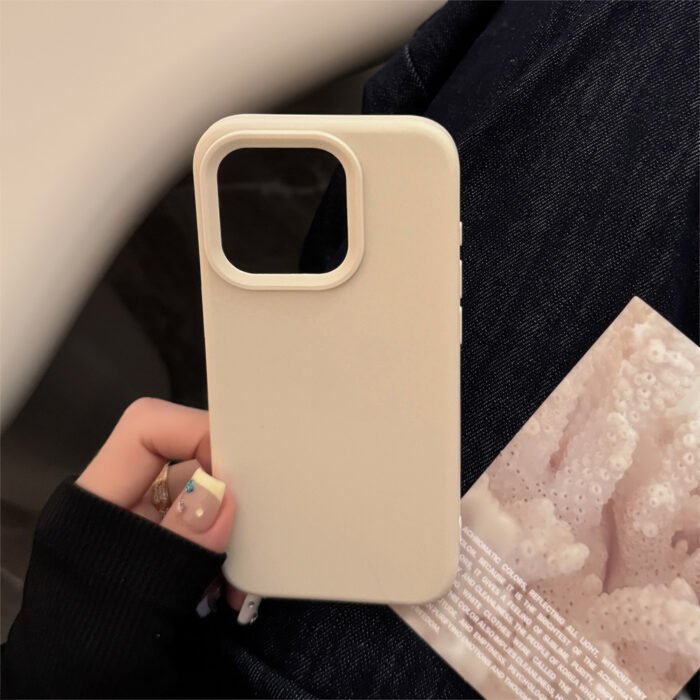 Wholesale 4pcs Solid Color Minimalist Dopamine Shockproof Phone Cases Suitable for Iphone 16, 15, 14, 13, 12, 11 Pro Max And Pro Series, Perfect for Yourself, Friends, Girlfriend, Boyfriend, Or As Holiday/Birthday Gifts. - Image 10