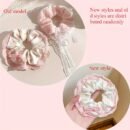 New High-End Elastic Hair Ties for Women Featuring a Stylish Lace Bow, Perfect for Everyday Wear And Festive Occasions, Suitable for Both Women And Girls.