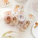 1 Roll/Pack, 8 Rolls/Pack Bouquet Girl Series PET Tape, Cute Artistic INS Style Girl Floral Material, Scrapbook Sticker