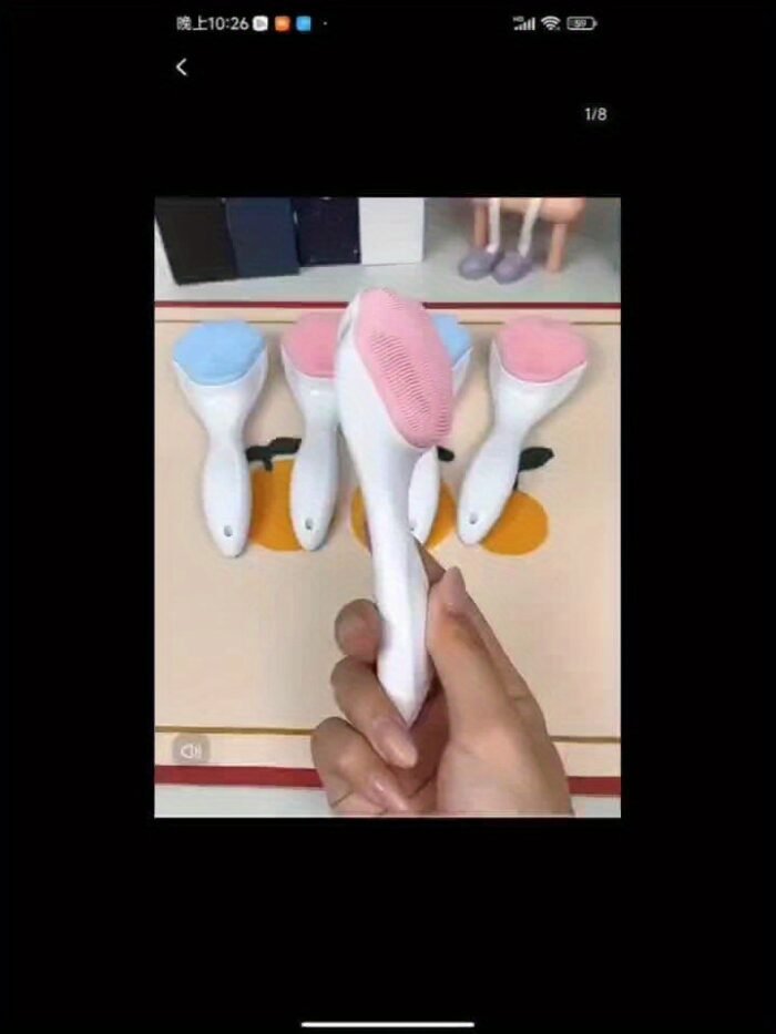 Cat Paw Silicone Face Scrubber Manual Facial Deep Cleansing Brush Makeup Removal Blackhead Pore Exfoliating Tool - Image 13