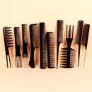 10pcs Professional Hair Styling Comb Set - Durable ABS Plastic, Versatile for All Hair Types, Includes Detangling, Teasing & Edge Control Combs
