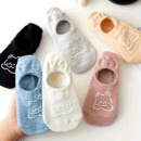 6 Pairs Cartoon Animal Socks, Cute All-match Breathable Invisible Socks, Women's Stockings & Hosiery