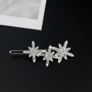 2pcs Sparkling Rhinestone Star Hair Clips for Women - Elegant Alloy Side & Bangs Barrettes, Sweet Style