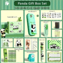 14pcs Panda-Themed Stationery Set - Premium Plastic Office Essentials for Everyday Use & School Rewards