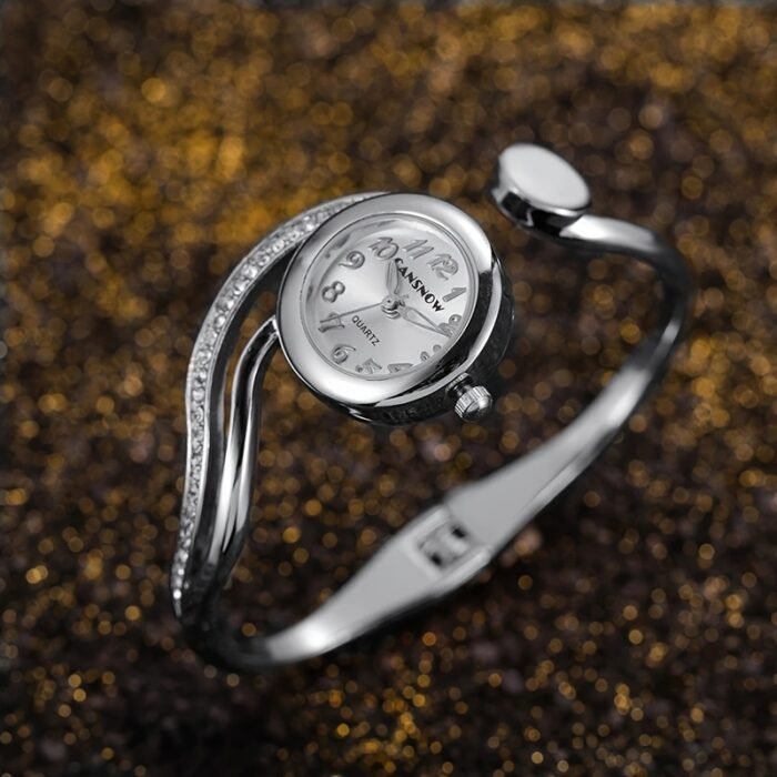 Luxury Ladies' Novelty Bracelet Watch, Round Alloy Case, Quartz Movement, Non, Gift for Her - Image 12