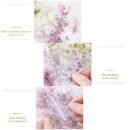 30-Pack Plant Floral Branch PET Decorative Stickers, Mixed Color Self-Adhesive Plastic Craft Embellishments with Crystal Accents, Glossy Finish, Irregular Shapes for Scrapbooking and Journaling