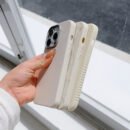 Set of 3 White Minimalist Phone Cases Designed to Prevent Drops, Compatible with Iphone Models 16, 16 Pro Max, 16 Plus, 16 Pro, 15, 14, 13, 12, 11, X, XR, XS Max, 7 Plus, 8 Plus, 7, 8, And SE2. A Stylish And Cute Mobile Phone Case for Women.