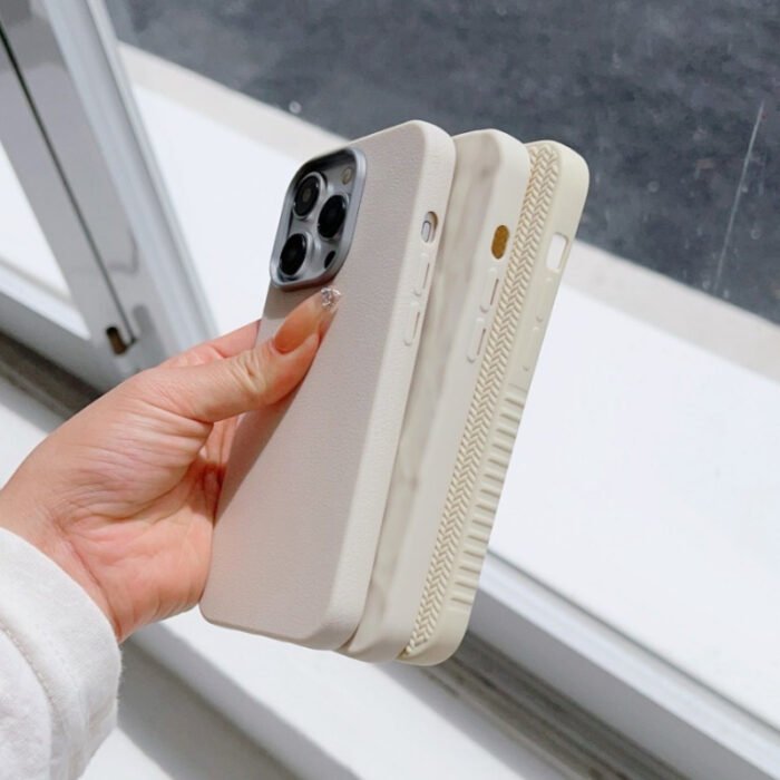 Set of 3 White Minimalist Phone Cases Designed to Prevent Drops, Compatible with Iphone Models 16, 16 Pro Max, 16 Plus, 16 Pro, 15, 14, 13, 12, 11, X, XR, XS Max, 7 Plus, 8 Plus, 7, 8, And SE2. A Stylish And Cute Mobile Phone Case for Women. - Image 5
