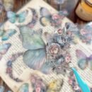 One Pack of 30 Butterfly Floral Hand Account DIY Decoration Stickers
