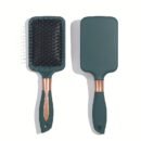 1pc GOLOVEJOE Styling Brush - Oval & Square Airbag Combs with Nylon Bristles for Smooth, Shiny Hair - Durable ABS Handle for Scalp Massage & Styling, Hair Styling Tools|Sleek Finish Brush|Ergonomic Design, Hair Brush