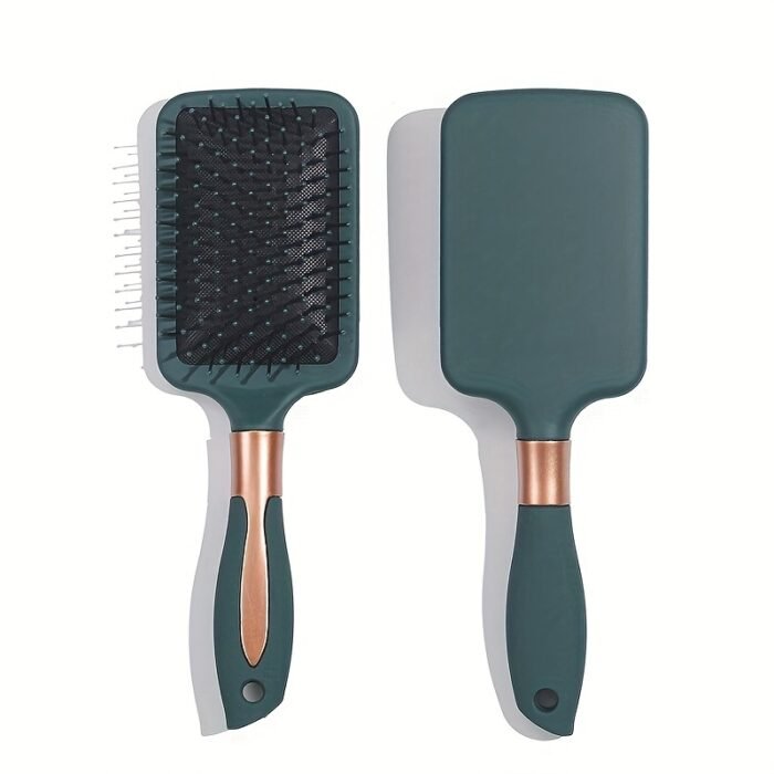 1pc GOLOVEJOE Styling Brush - Oval & Square Airbag Combs with Nylon Bristles for Smooth, Shiny Hair - Durable ABS Handle for Scalp Massage & Styling, Hair Styling Tools|Sleek Finish Brush|Ergonomic Design, Hair Brush - Image 5