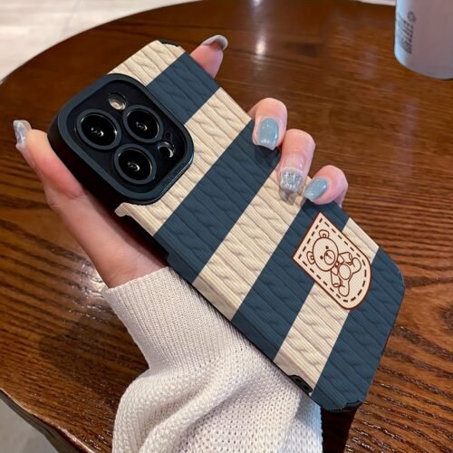 Knitted Cartoon Case Dirt Resistant for iPhone 14/14Plus/14Pro/14ProMax,for iPhone 13/13Pro/13ProMax,for iPhone 12/12Pro/12ProMax,for iPhone 11/11Pro/11Pro Max/for iPhone 6/6s/6 plus/6s plus/for iPhone 7/8/for iPhone x/xs