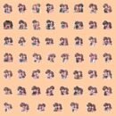 54pcs Cute Love Couple Waterproof Vinyl Stickers - Romantic Decor for Laptops, Glasses, Water Bottles & Notebooks - Reusable, Mixed Colors, Perfect Gift for Him & Her