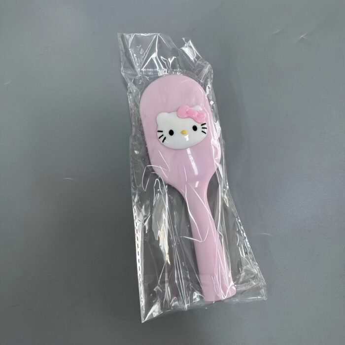 For Hello Kitty Hair Brush - Portable Wet & Dry Comb with ABS Handle, Perfect for Travel, Daily Use, School Dormitory | Ideal Back to School & Holiday Gift, Travel Essentials|Playful Design|Durable Plastic Bristles - Image 8