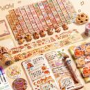 Capybara Stationery Gift Set, Soft Grip Pens, Notebook, Pencil Case, and Accessories, Cute Animal-Themed Study Essentials Pack for Students