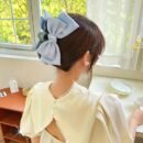1pc Big Bow Hair Clip, Teen Girls Hair Accessories, Suitable For Gifts And Party