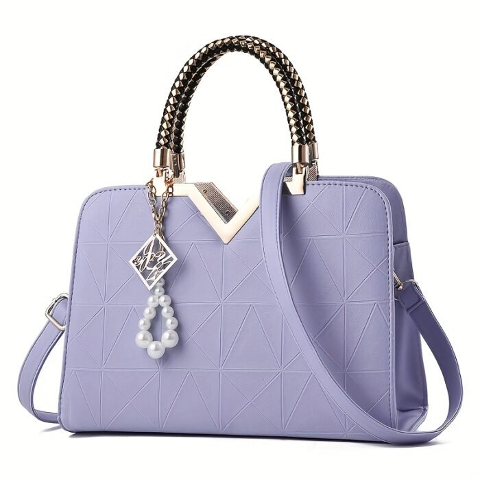Classic Women's Handbag Large Capacity Versatile New Style Shoulder Bag Fashionable Glossy Single Shoulder Bag Daily Commuting All-match Bag - Image 17