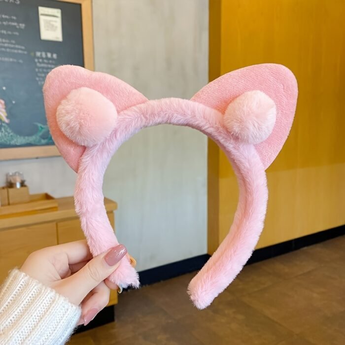 Soft Faux Fur Hair Clip With Rabbit Ear Design, Cute And Sweet Hair Accessory For Women, Perfect For Daily Wear, Party, Or Dance - Image 15