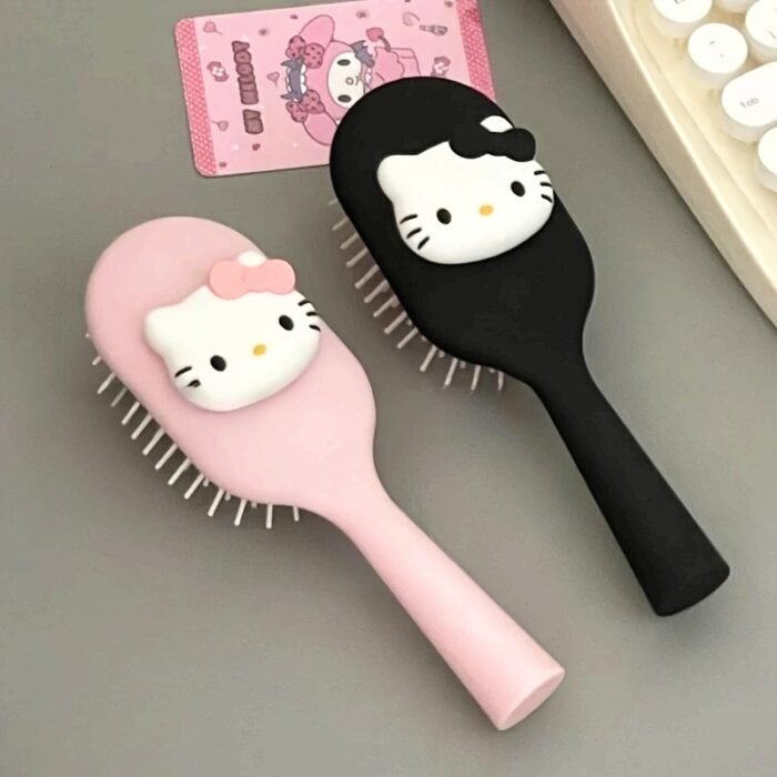 For Hello Kitty Hair Brush - Portable Wet & Dry Comb with ABS Handle, Perfect for Travel, Daily Use, School Dormitory | Ideal Back to School & Holiday Gift, Travel Essentials|Playful Design|Durable Plastic Bristles - Image 13