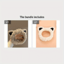1pc Fluffy Head Band Lovely Kitten Ears Head Hoop Elastic Head Wear Water Absorbent Hair Wear For Face Washing Make Up Skincare