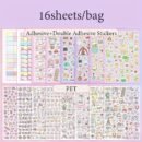 16 Sheets Little Nose Bridge 3.0 Sticker Book - Cute Cartoon & Travel-Themed Decals for Journals, Planners & DIY Crafts, Matte Finish, Self-Adhesive Paper, Perfect for Holiday & Birthday Gifts