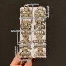 8pcs Women's Models, Exquisite and Gorgeous, Imitation Pearl and Rhinestone Inlay, Multi-Style Small Hair Grab Comb Set, Suitable for Daily Use