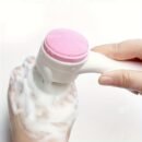 2-In-1 Silicone Face Cleanser - Gentle Exfoliation & Massage, Dual Soft Brushes Suitable for All Skin Types, Fragrance-Free