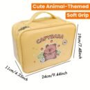 Capybara Stationery Gift Set, Soft Grip Pens, Notebook, Pencil Case, and Accessories, Cute Animal-Themed Study Essentials Pack for Students