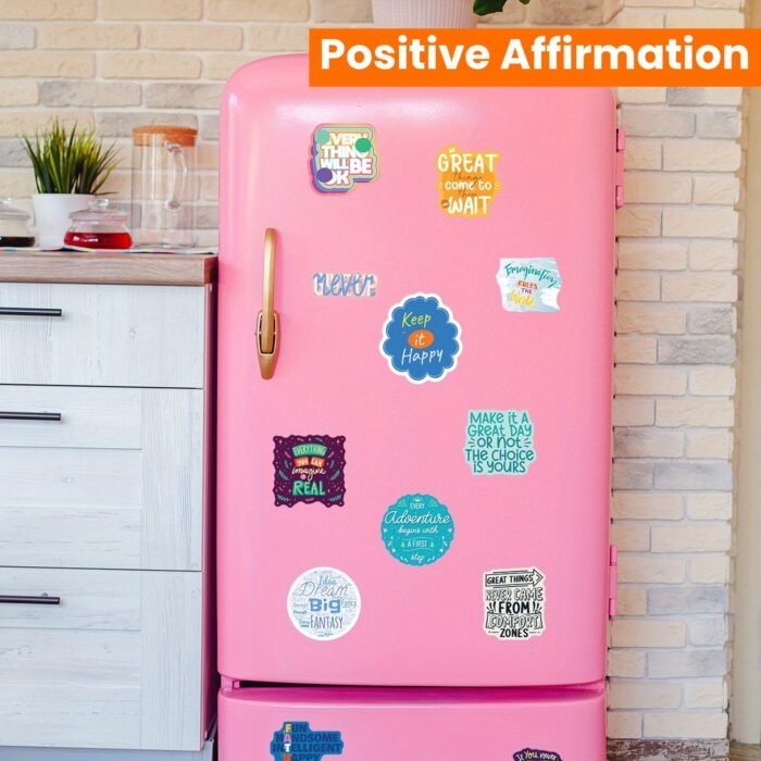 50pcs Inspirational Quote Stickers - Motivational and Positive Affirmation Stickers for Adults, Teachers, Vision Board, Journaling, Scrapbooking, and Water Bottles - Image 15
