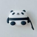 Protective Case Silicone Shell for AirPods 1/AirPods 2 Personality Simple Silicone Anti-fall Storage Box Fat Panda with Buckle for AirPods Pro/AirPods Pro 2/for AirPods 3 Cartoon Anti-fall Soft Shell Couple Gift Small Gift