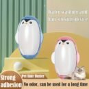 1pc Cute Penguin Silicone Pet Hair Remover Roller, Reusable, Washable, Strong Adhesion, No Odor, for Cats and Dogs, Furniture and Clothing Hair Cleaner