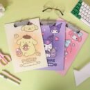 1pc SANRIO Hello Kitty A4 Clipboard - Durable Cardboard Drawing Board with Secure Clip - Multipurpose Office Supplies for Sketching, Tests, and Notes