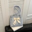 [New Fashionable Bow Bag] 2024 New Fashionable Influencer Student Bow Large Bag | Versatile Women's Crossbody Shoulder Bag