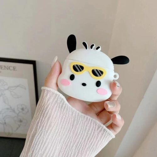 Sanrio for pochacco Silicone Protective Case for Airpods 1/2 Pro 2 4 - Wireless Earphone Case, Earphone Shell, Silicone Cartoon Cute Soft Case