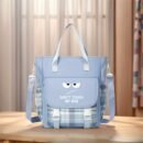 1pc "Don't Touch My Bag" Printed Large Capacity Crossbody Bag - Lightweight, Durable Polyester with Adjustable Strap, Multi-Pocket Design for Daily Use, Travel Shoulder Bag|Playful Graphic Tote|Polyester Lined