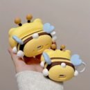 1pc Kitty Cat for AirPods 1/2/Pro/3/Pro2/4 Silicone Protective Case - Cute Bee Design, Soft Cover Earphones Not Included