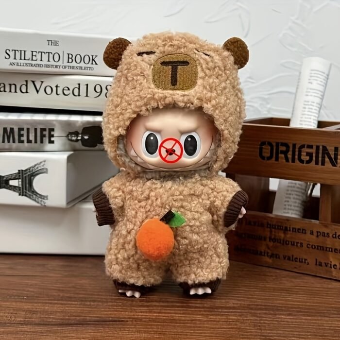 [Cute Dress] Mini Doll Clothes Set | for 17cm Labubu Dolls | Cute Dress Up Accessories - Image 9
