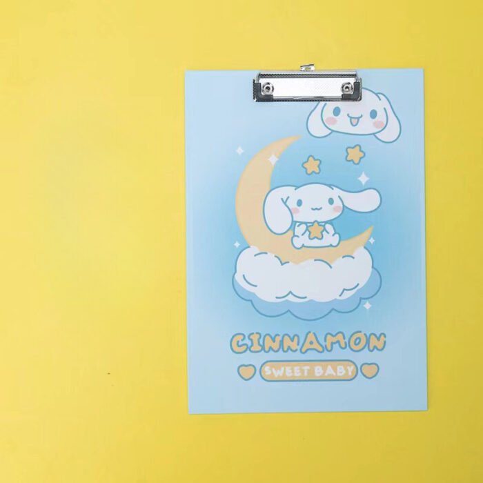 1pc SANRIO Hello Kitty A4 Clipboard - Durable Cardboard Drawing Board with Secure Clip - Multipurpose Office Supplies for Sketching, Tests, and Notes - Image 9